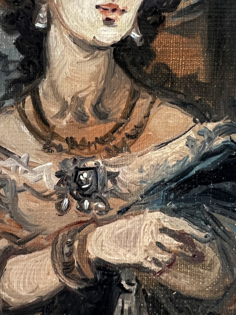 Oil painting Portrait of a noble woman Alexander Litvinov - 4