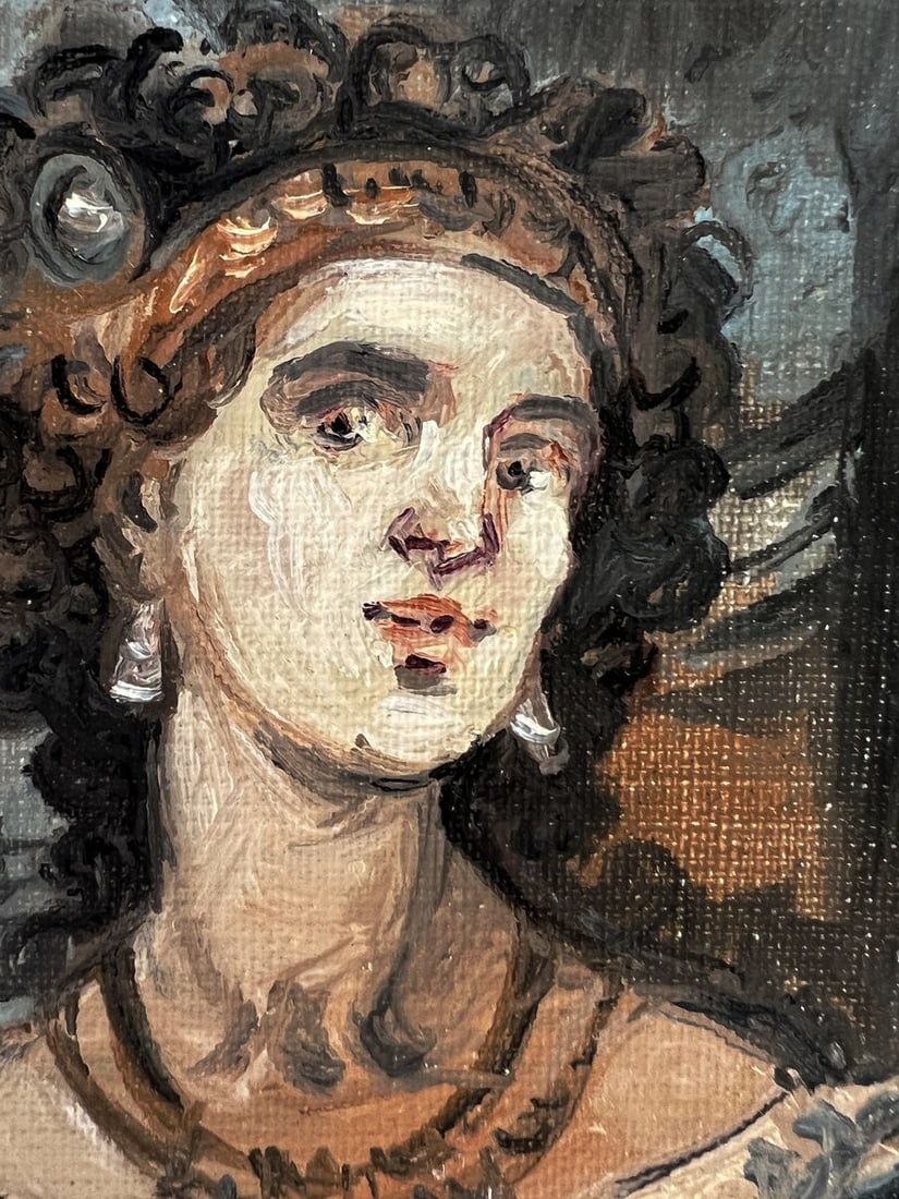 Oil painting Portrait of a noble woman Alexander Litvinov - 7