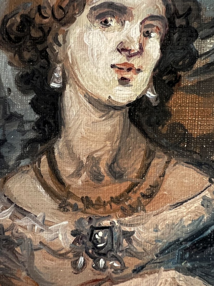 Oil painting Portrait of a noble woman Alexander Litvinov - 8