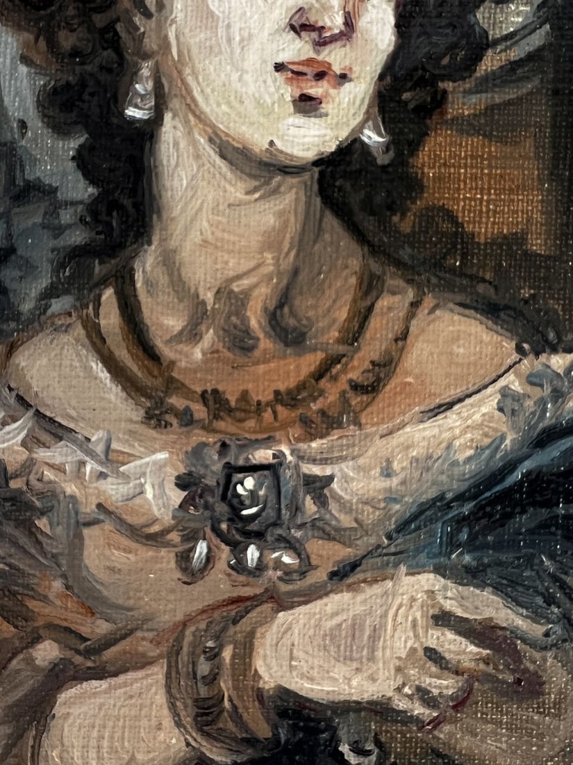 Oil painting Portrait of a noble woman Alexander Litvinov - 9