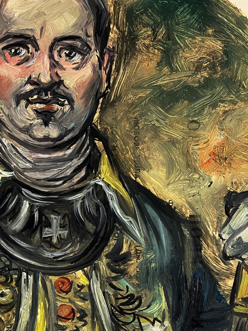 Oil painting A man in a military suit Alexander Litvinov - 4