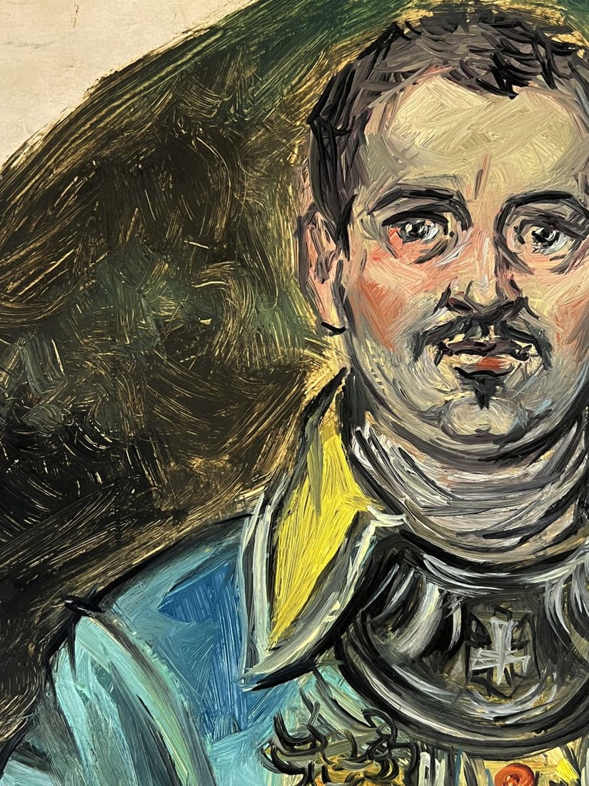 Oil painting A man in a military suit Alexander Litvinov - 7