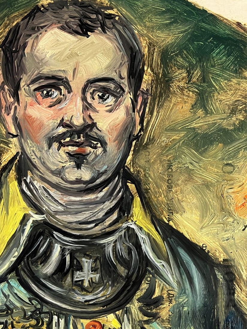 Oil painting A man in a military suit Alexander Litvinov - 8