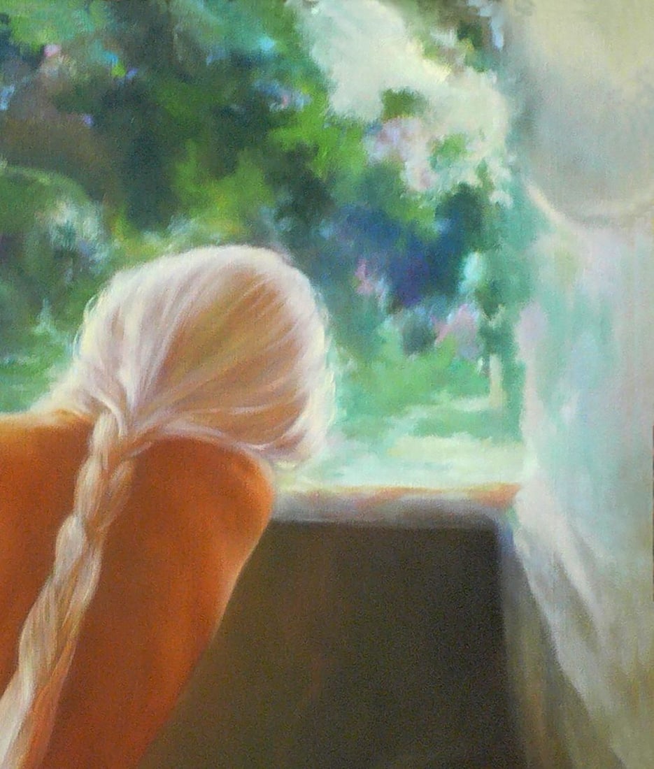 Oil painting Portrait of a Figure girl Vasily Korkishko - 5