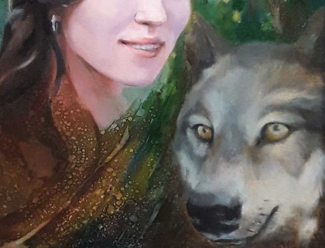 Oil painting Portrait of a woman Vasily Korkishko - 3