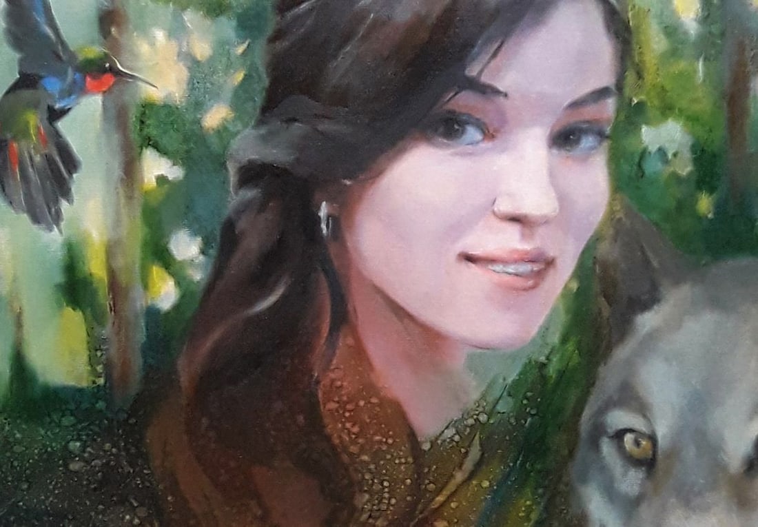 Oil painting Portrait of a woman Vasily Korkishko - 7