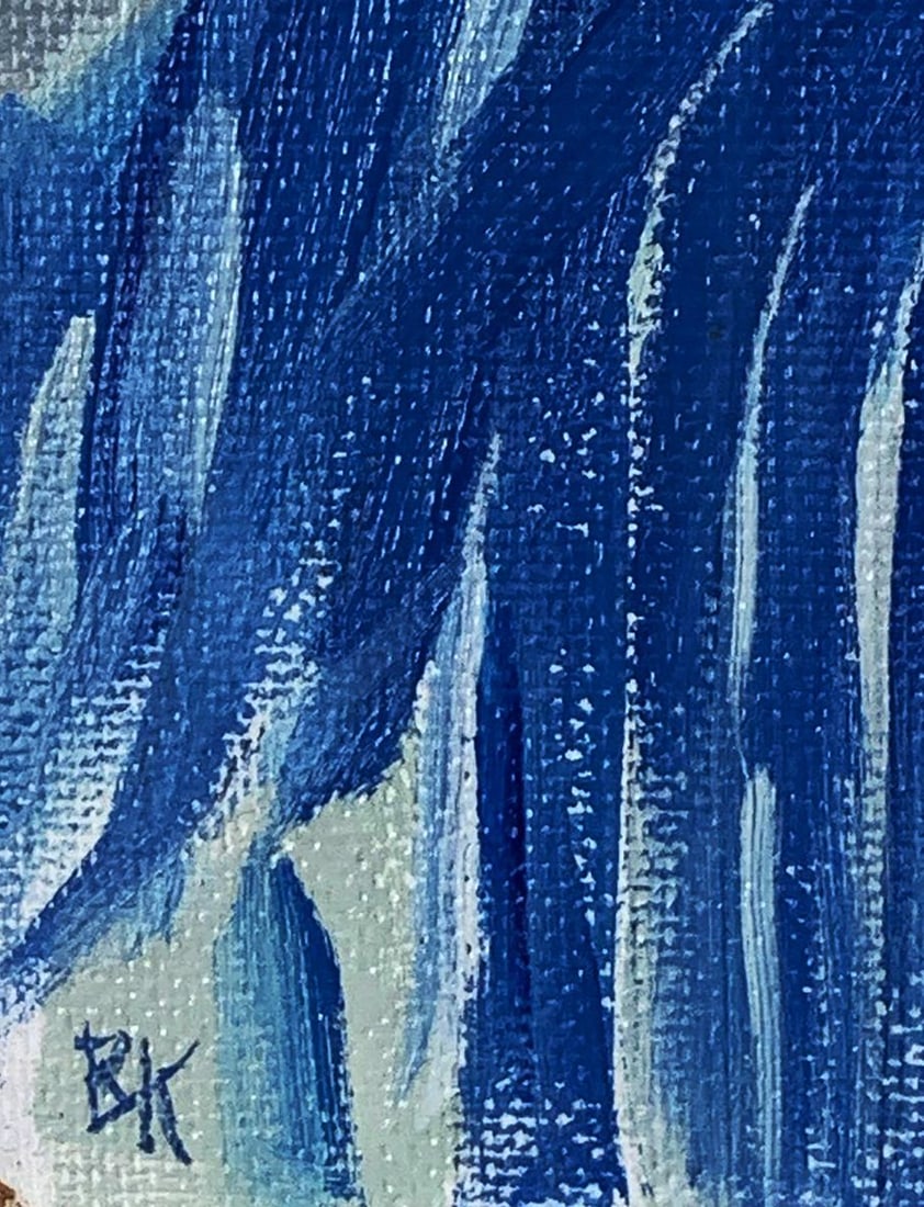 Oil painting Portrait of an elderly man Unknown artist - 8