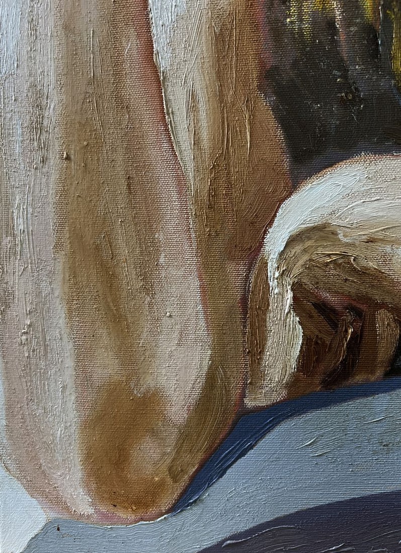 Oil painting Portrait of a confident girl Oleksandr Gukalov - 10