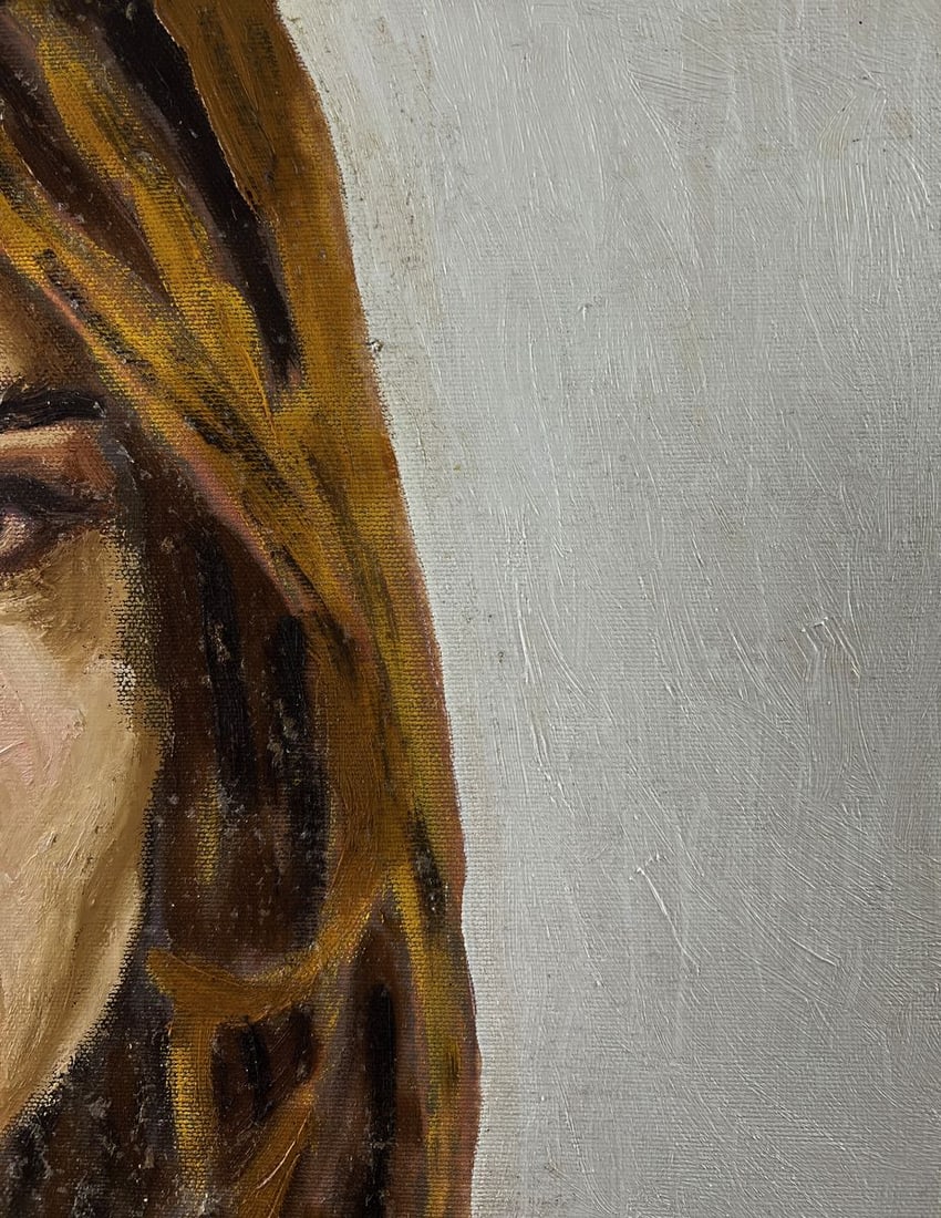 Oil painting Portrait of a confident girl Oleksandr Gukalov - 4