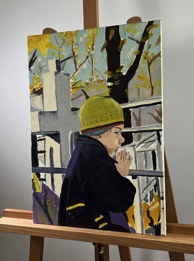 Oil painting A boy's memory Oleksandr Gukalov - 2