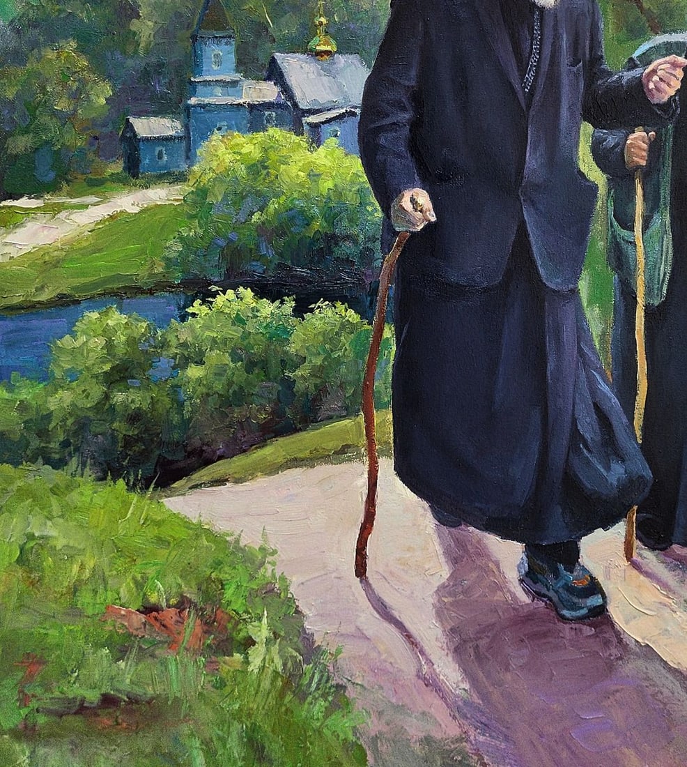 Oil painting From Sunday service Boris Serdyuk - 6