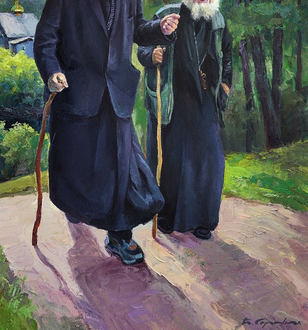 Oil painting From Sunday service Boris Serdyuk - 7