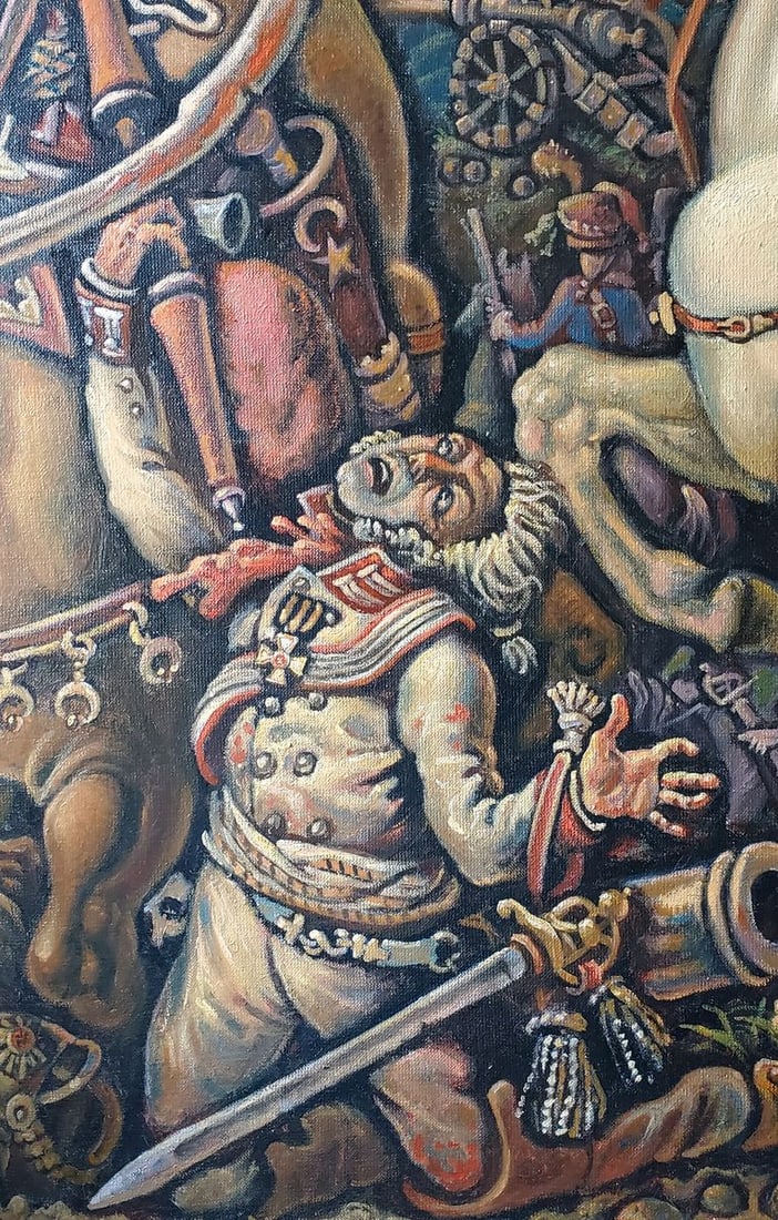 Oil painting Napoleon at Austerlitz Daniil Litvinov - 2