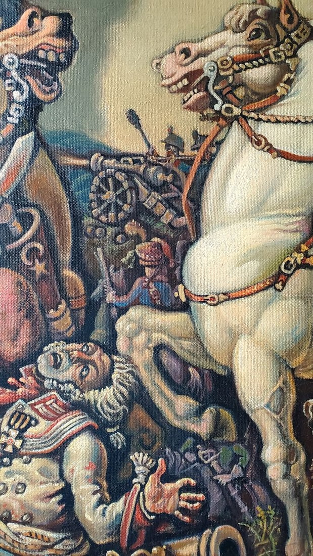 Oil painting Napoleon at Austerlitz Daniil Litvinov - 3