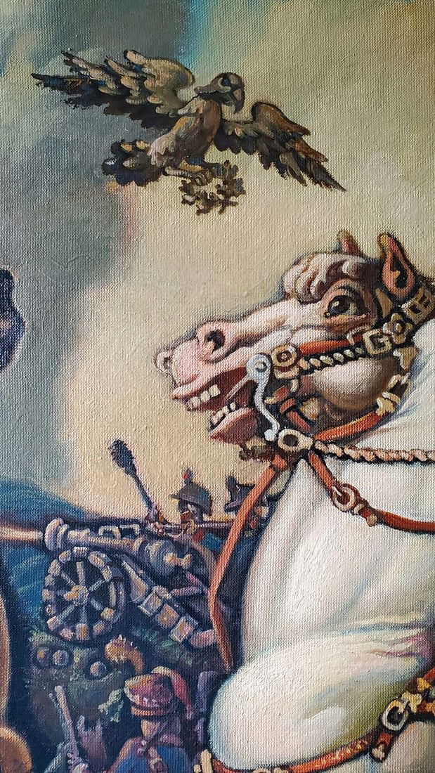 Oil painting Napoleon at Austerlitz Daniil Litvinov - 4