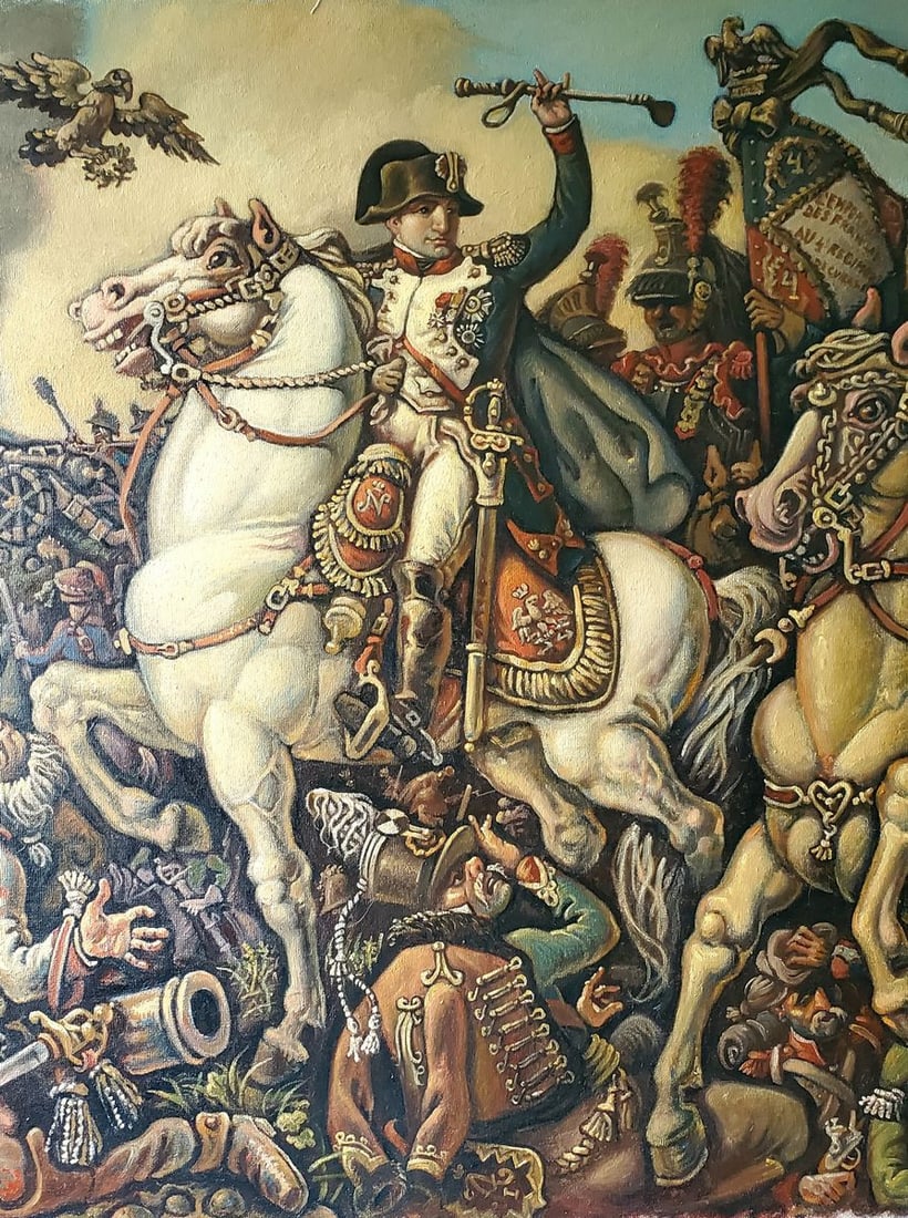 Oil painting Napoleon at Austerlitz Daniil Litvinov - 5