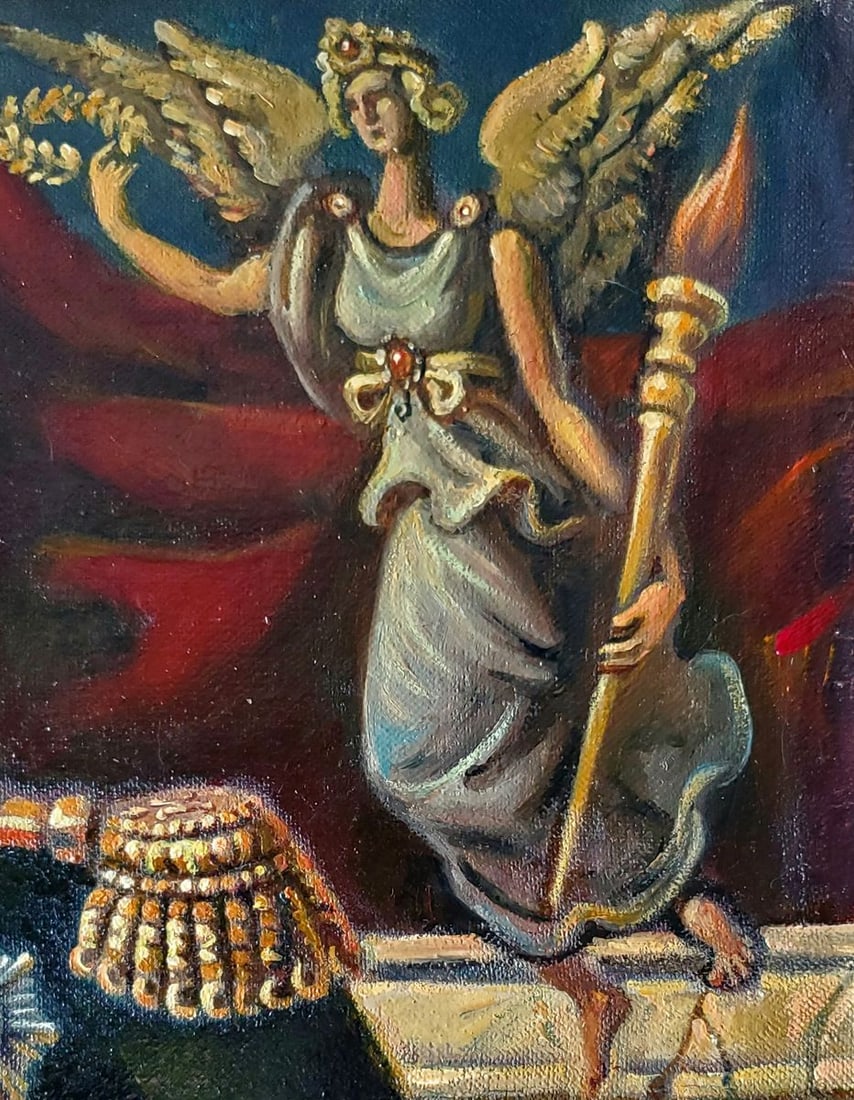 Oil painting Portrait of a 19th century governor Daniil Litvinov - 3