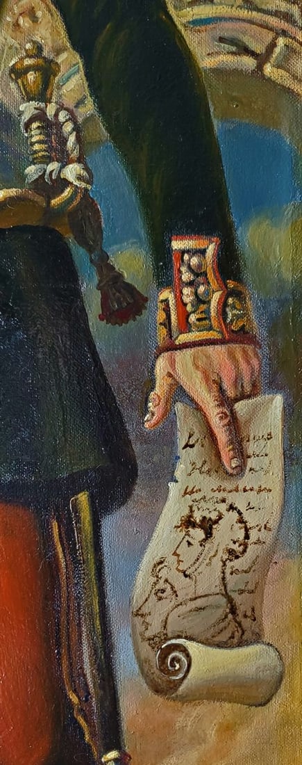 Oil painting Portrait of a 19th century governor Daniil Litvinov - 5