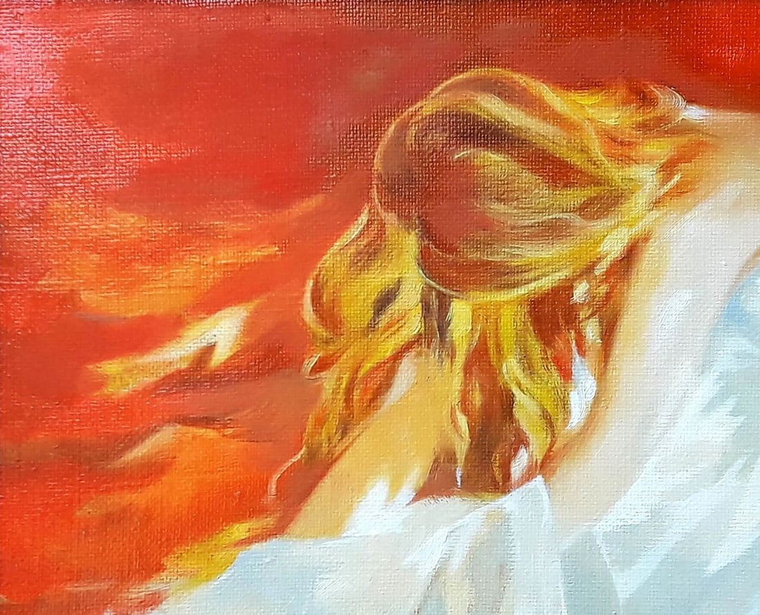 Oil painting Portrait of a girl Korkishko Vasily - 3