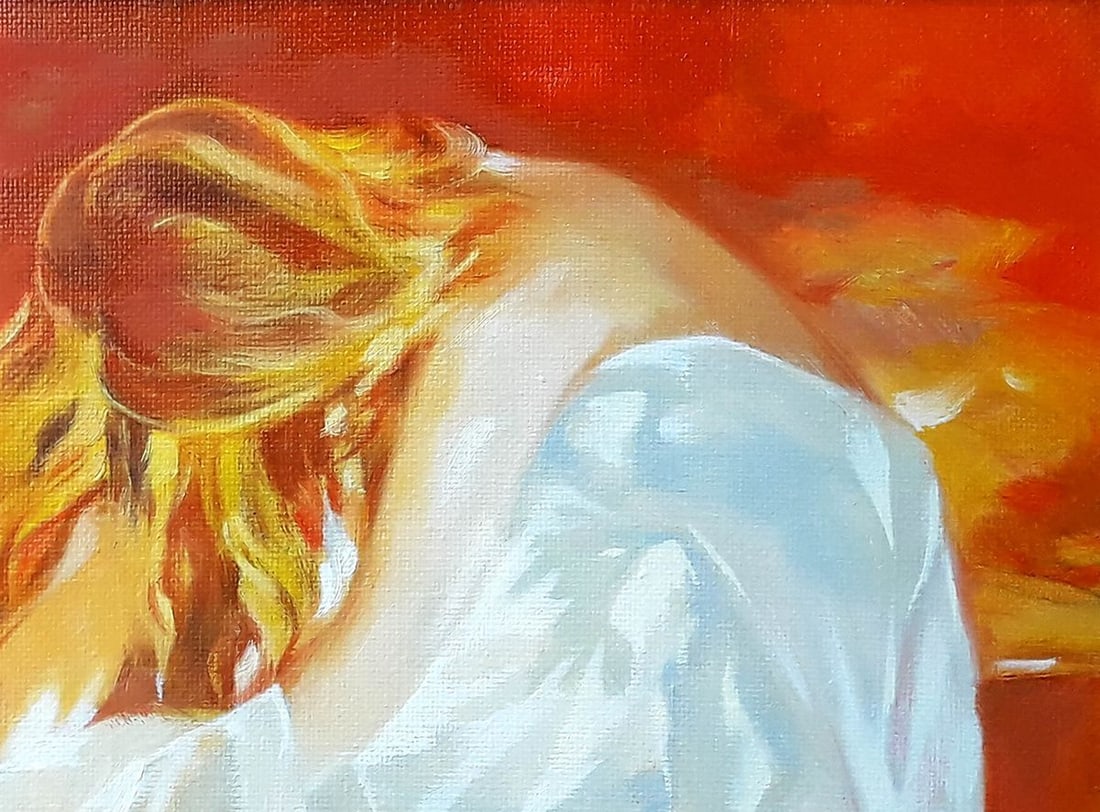 Oil painting Portrait of a girl Korkishko Vasily - 4