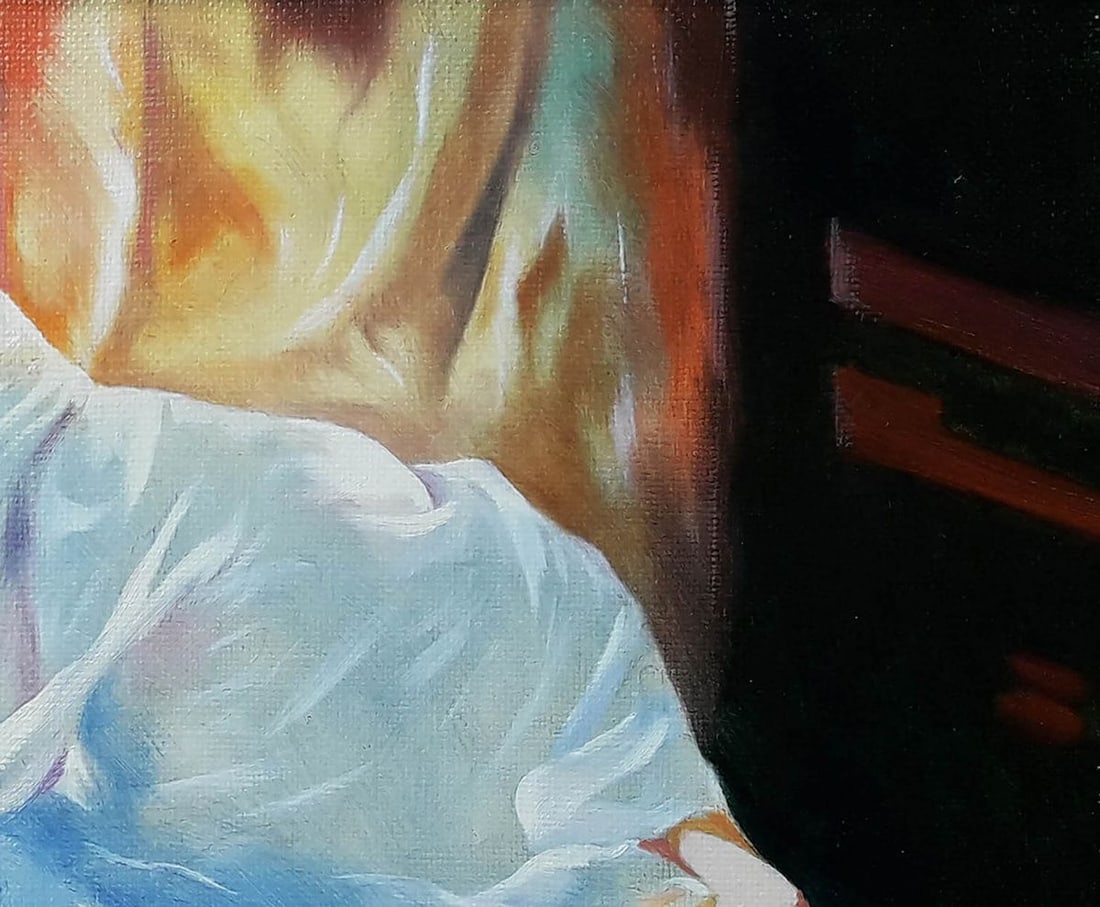 Oil painting Portrait of a girl Korkishko Vasily - 4