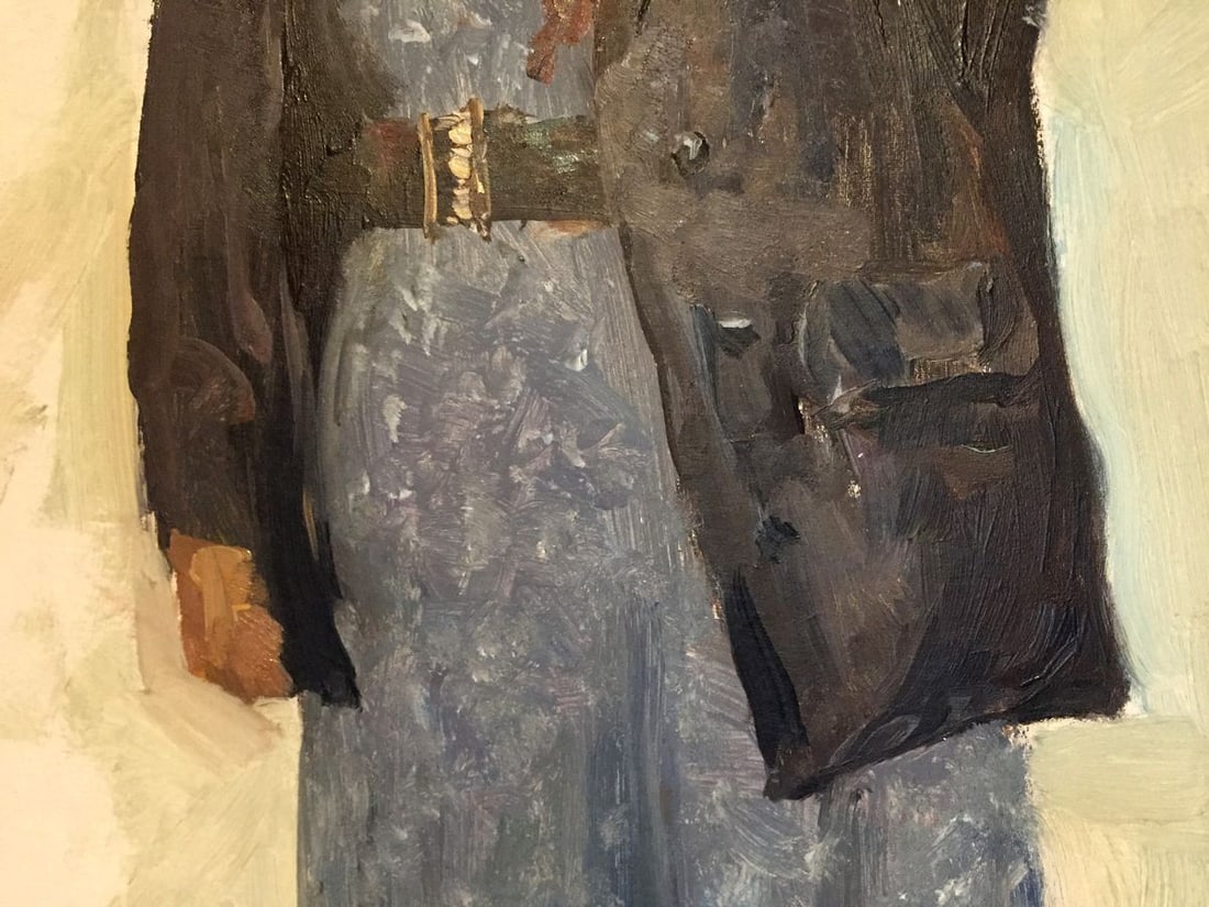 Oil painting Portrait of an old woman Leonid Mikhailovich Stil' - 9