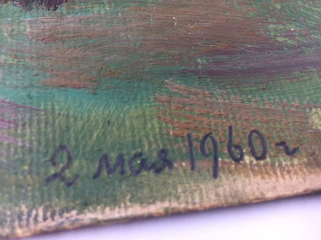 Oil painting People in nature Tkachenko E. - 2