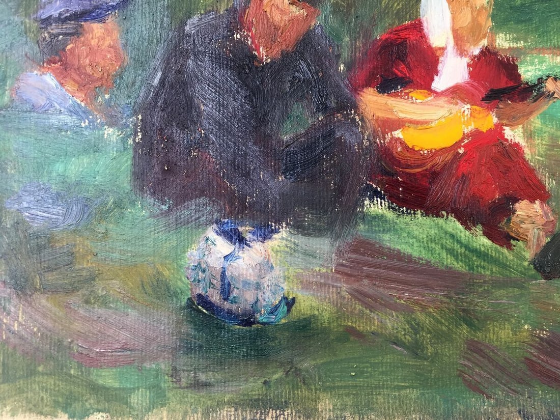 Oil painting People in nature Tkachenko E. - 4