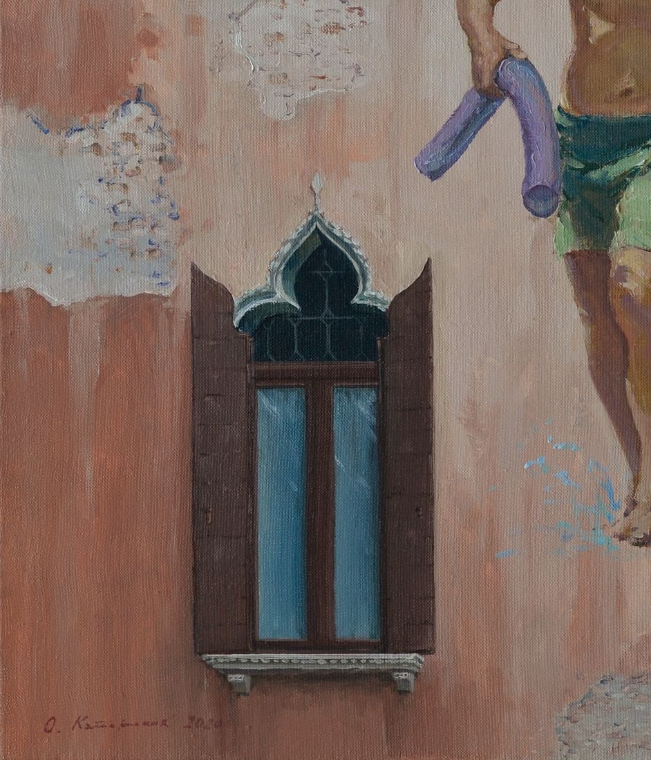 Oil painting Big water Venice Beach Oleg Kateryniuk - 5