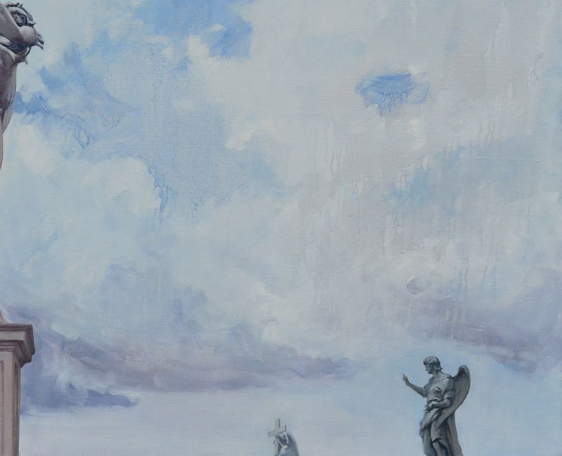 Oil painting Pass by the angels Oleg Kateryniuk - 5