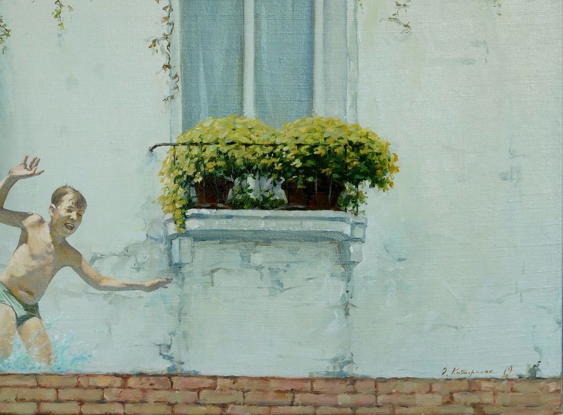 Oil painting Big water Venice Oleg Kateryniuk - 5