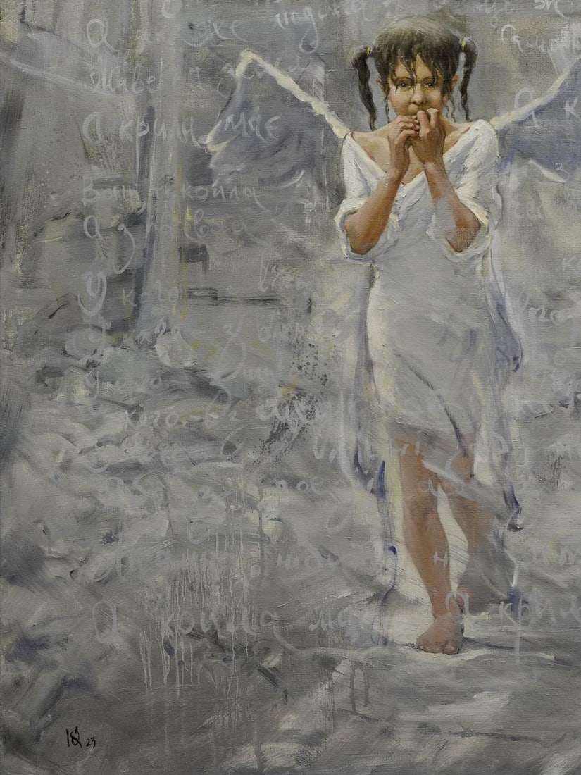 Oil painting Not lost wings Oleg Kateryniuk - 4