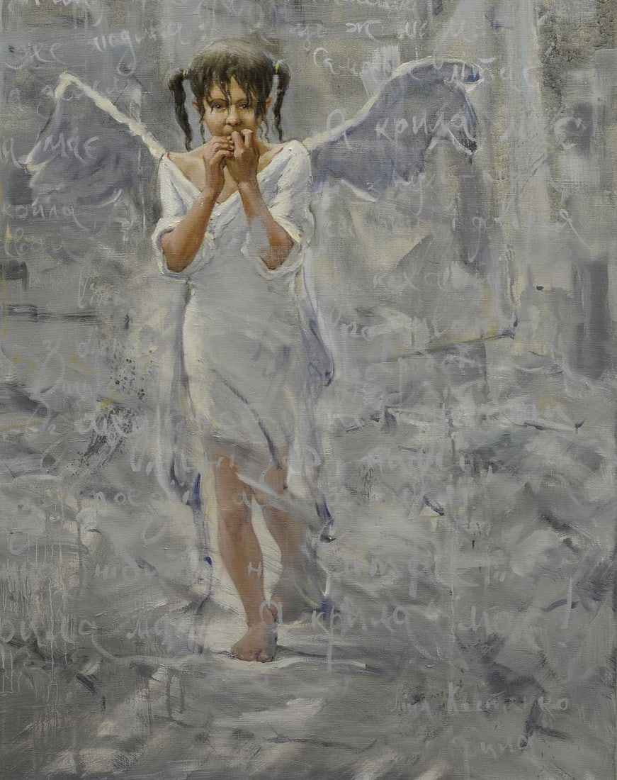 Oil painting Not lost wings Oleg Kateryniuk - 5