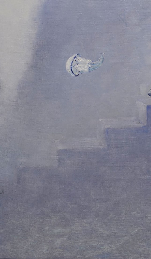 Oil painting The way to the water Oleg Kateryniuk - 4