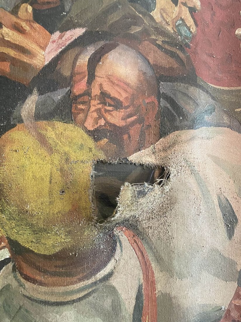 Oil painting Letter from the Cossacks to the Turkish Sultan Unknown artist - 7