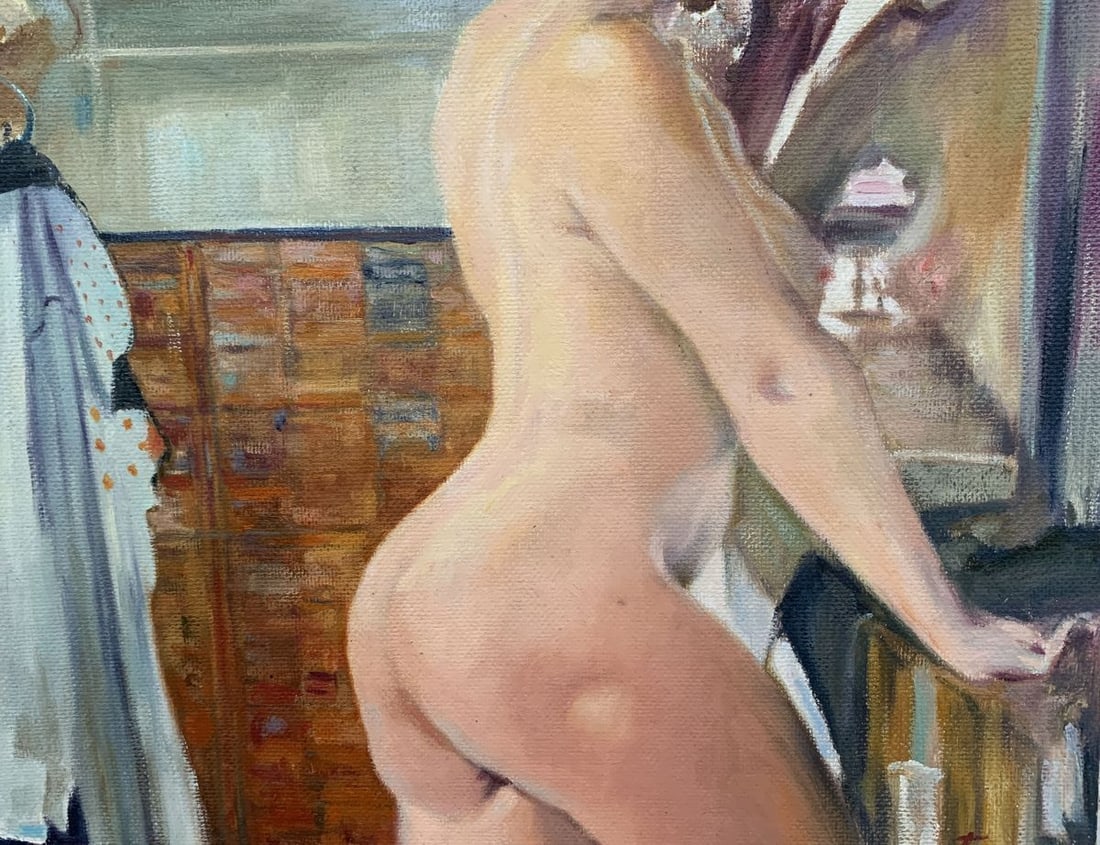 Oil painting Nice view (from the window) - 3