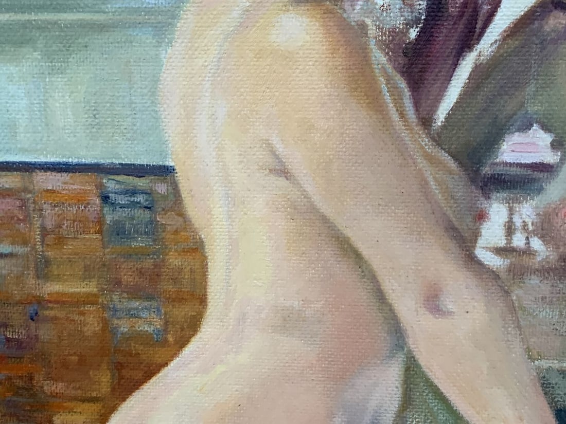 Oil painting Nice view (from the window) - 5