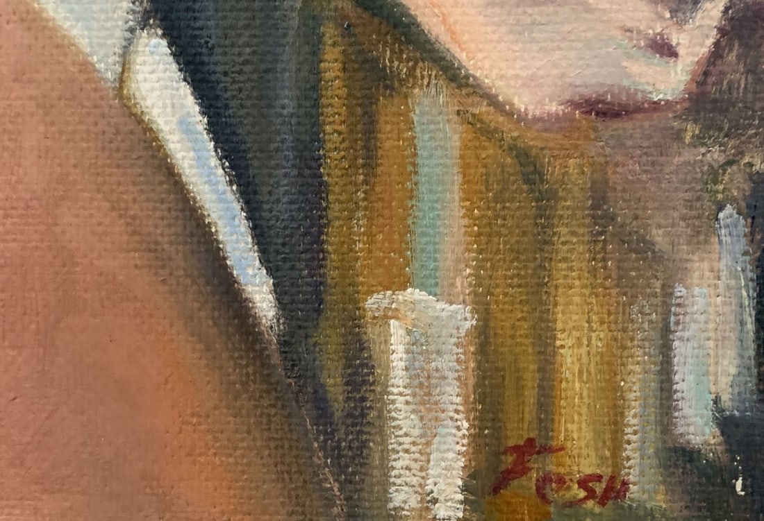 Oil painting Nice view (from the window) - 9