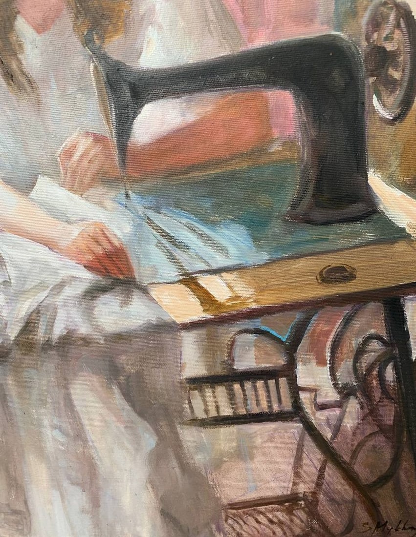 Oil painting Working Mikhailichenko Sergey Viktorovich - 7