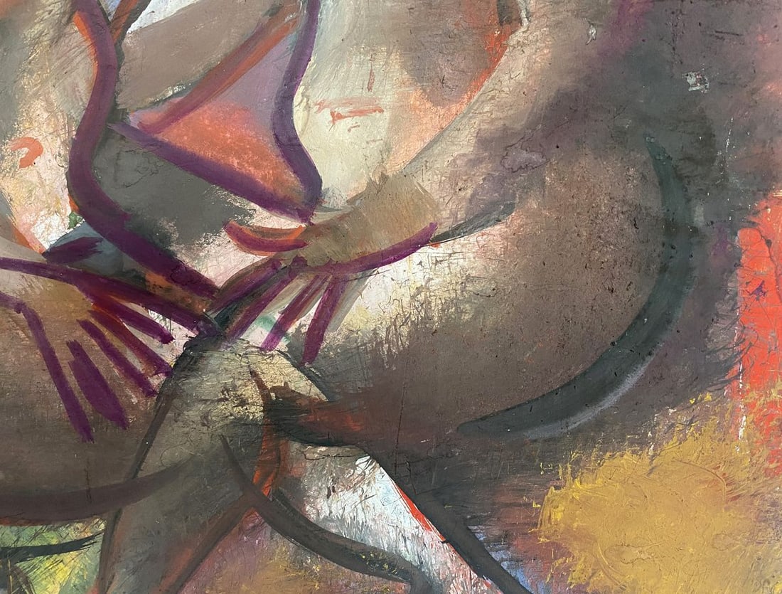 Oil painting Portrait of two Figure girls Nikolai Nikolaevich Prokopenko - 6