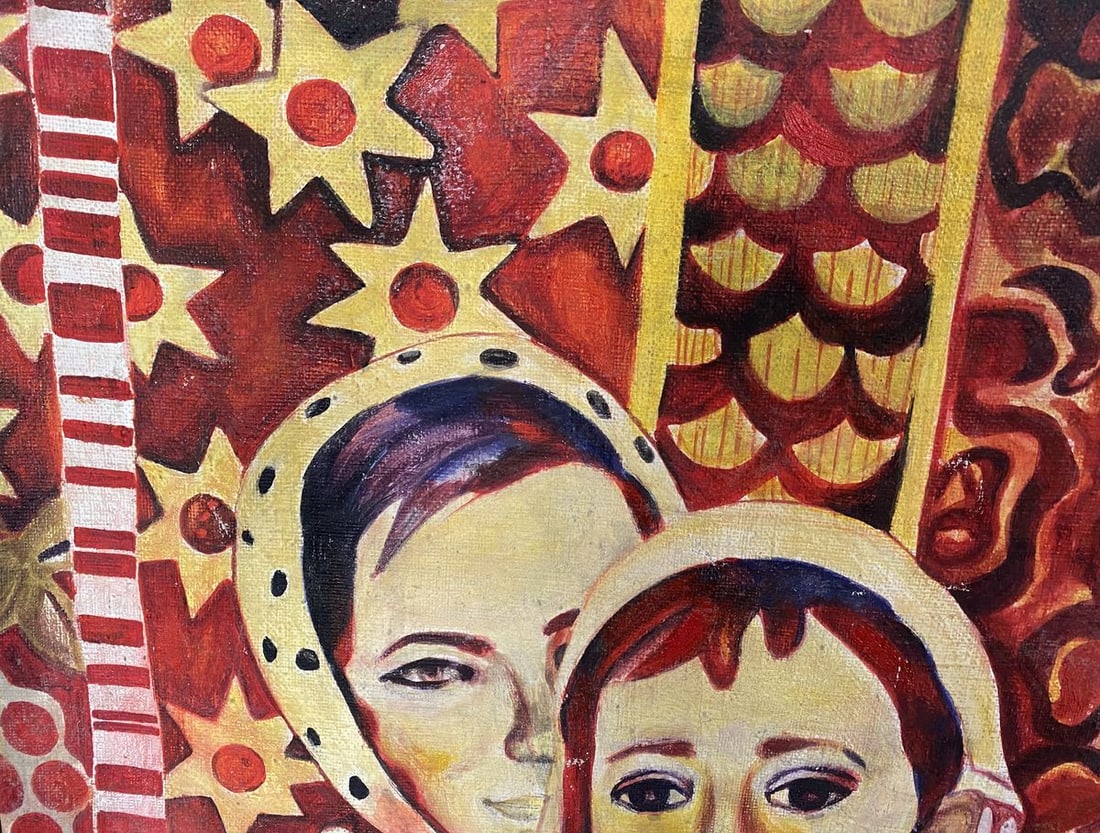 Oil painting Girls portrait Zaretskaya Maya Sergeevna - 2