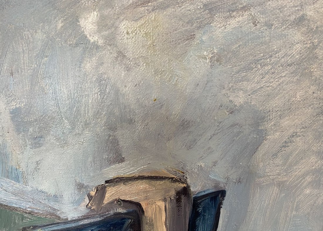 Oil painting Portrait of a Figure girl Stanislav Ivanovich Sychov - 4