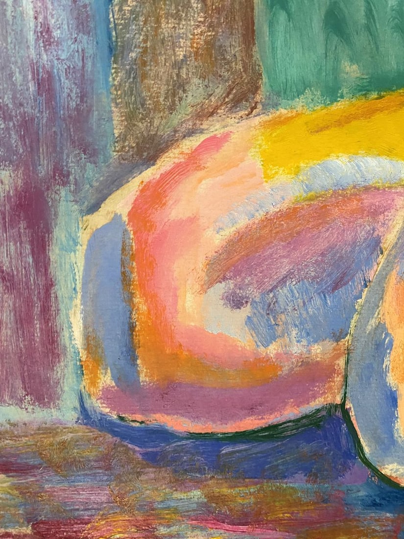 Oil painting Portrait of a Figure girl Stanislav Ivanovich Sychov - 2