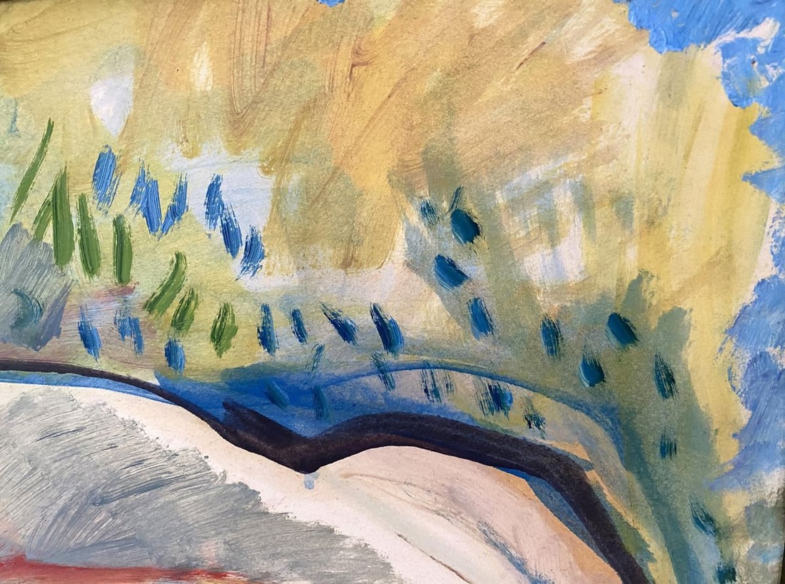 Oil painting Figure girl on the bed Stanislav Ivanovich Sychov - 4