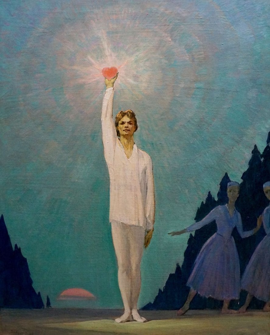 Oil painting Declarations of love Likholet Alexey Kirillovich (1 of 8)