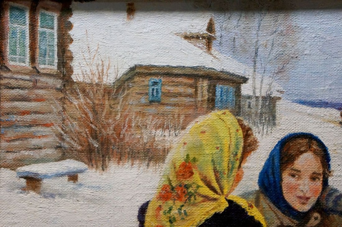 Oil painting Portrait of girls Yuri Eduardovich Ekmeji - 3