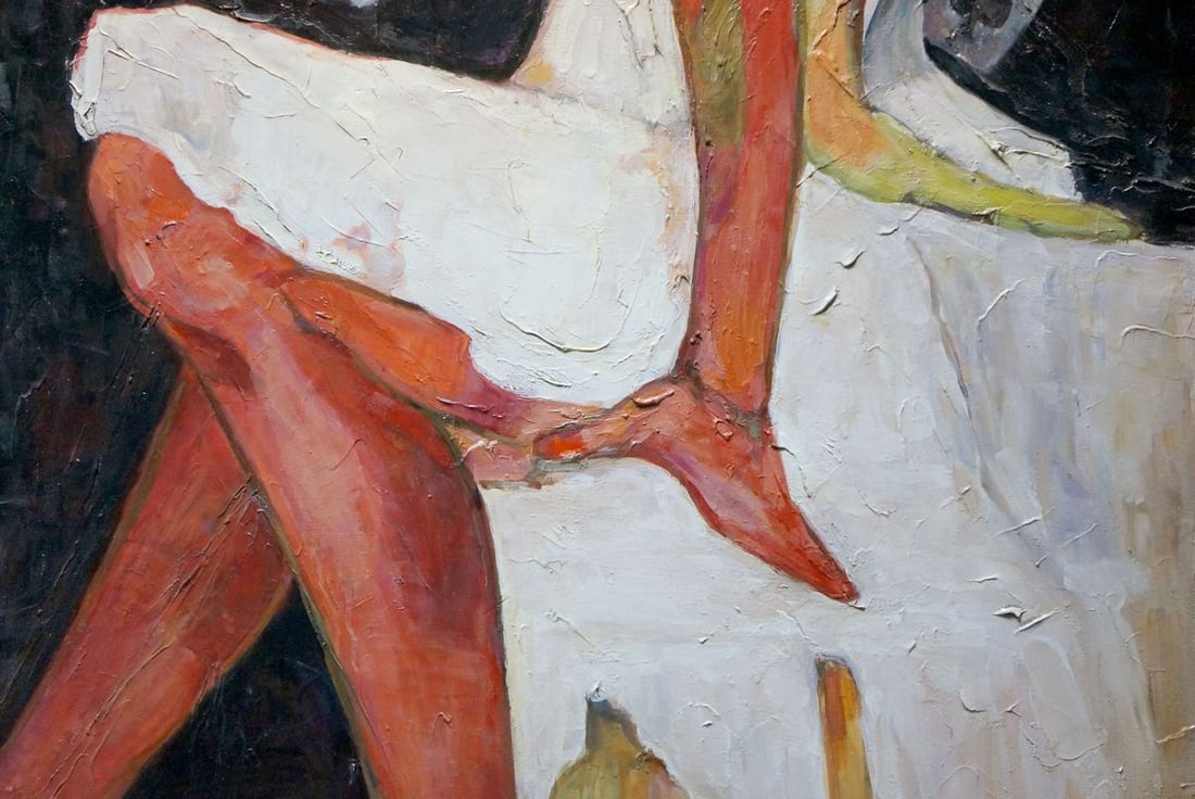 Oil painting Ballerina game Semykina Lyudmila Nikolaevna - 3