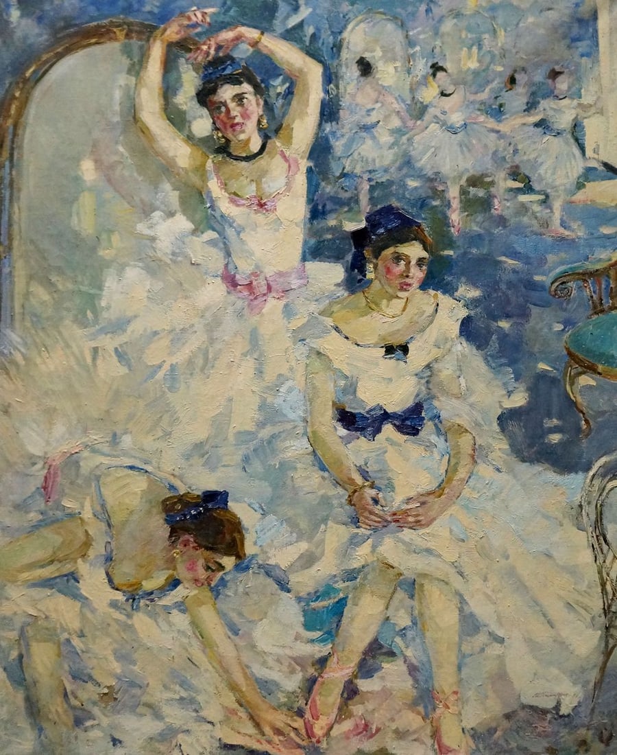 Oil painting Ballerinas portrait Titarenko Maria Anatolyevna (1 of 8)
