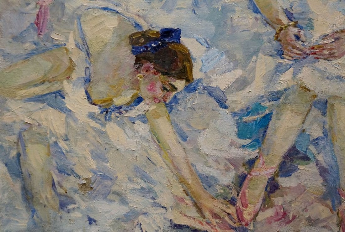 Oil painting Ballerinas portrait Titarenko Maria Anatolyevna - 2
