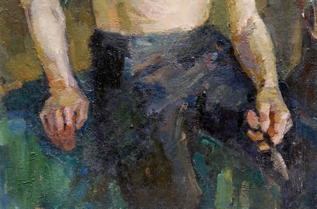 Oil painting Portrait of a Man Titarenko Daria Anatolyevna - 2